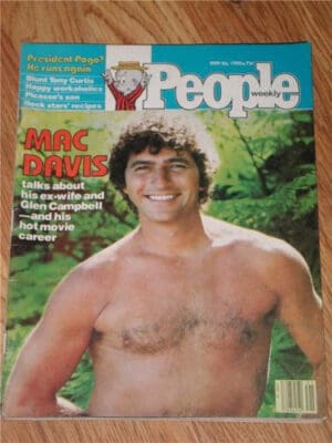 People Magazine Back Issue May 1980 Mac Davis Cover Tony Curtis