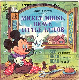 Mickey Mouse, Brave Little Tailor (Disneyland Record and Book, 334)