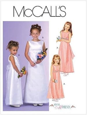 Mccall's Special Moments Children's and Girl's Dressy Dresses M4763 Size CCE (3-4-5-6)