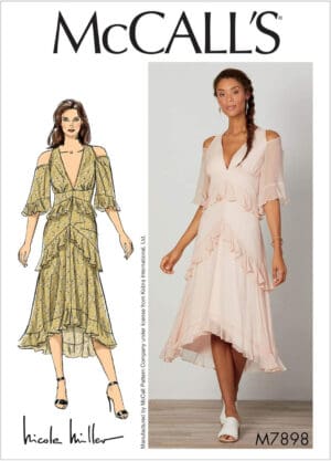 McCall's Sewing Pattern R10199 / M7898 - Misses' Dress, Size: A5 (6-8-10-12-14)