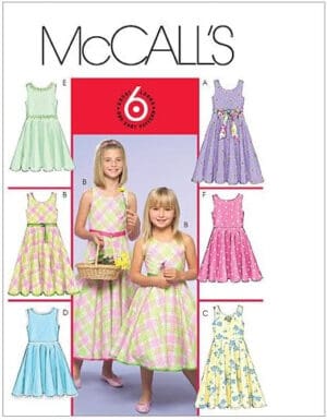 McCall's Patterns M5033 Children's/Girls' Dresses in 2 Lengths, Size CCE (3-4-5-6)
