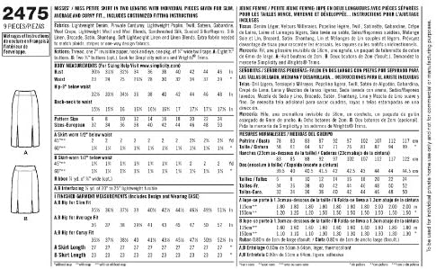 Simplicity Sewing Pattern 2475 - Misses/Miss Petite Skirts- Amazing Fit Sizes: U5 (16-18-20-22-24) - Image 3