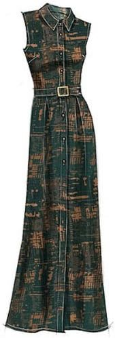 VOGUE PATTERNS V8829F50 Misses' Petite Dress and Belt Sewing Pattern, Size F5 (16-18-20-22-24) - Image 10