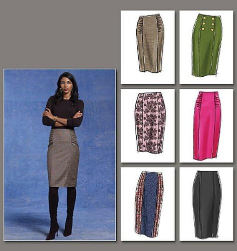 Vogue Patterns V8603 Misses' Skirt, Size EE (14-16-18-20) - Image 3