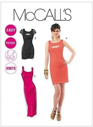 McCall's Patterns M6348 Misses'/Miss Petite Dresses In 2 Lengths, Size DD (12-14-16-18) by McCall Pattern Company