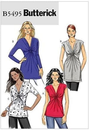 Butterick Patterns B5495 Misses' Top, Size BB (8-10-12-14) by BUTTERICK PATTERNS