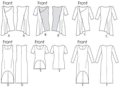 VOGUE PATTERNS V8881 Misses' Top Sewing Template, Size Y (XSM-SML-MED) - Image 3