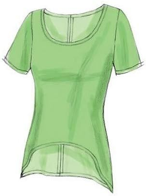 VOGUE PATTERNS V8881 Misses' Top Sewing Template, Size Y (XSM-SML-MED) - Image 9