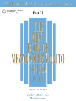 The First Book of Mezzo-Soprano/Alto Solos - Part II Book/Online Audio (First Book of Solos Part II)