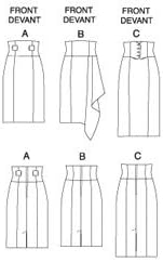 Vogue Patterns V8425 Misses' Skirt, Size AAX (4-6-8-10) - Image 3