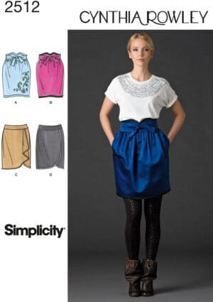 Simplicity Sewing Pattern 2512 Misses Skirts, D5 (4-6-8-10-12)