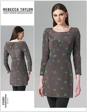 Vogue Patterns V1251 Misses' Dress, Size A5 (6-8-10-12-14)