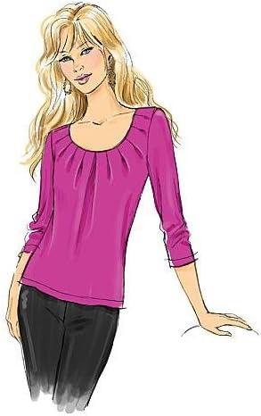 BUTTERICK PATTERNS B5354 Misses' Top, Size EE (14-16-18-20) - Image 5