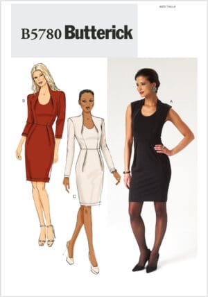 Butterick Patterns B5780A50 Misses'/Misses' Petite Dress Sewing Pattern, Size A5 (6-8-10-12-14)