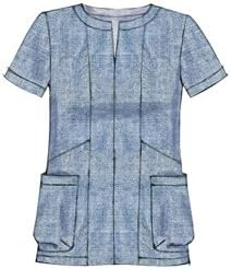 McCall's Patterns Misses Split-Neck/Seam-Detail Tops - Image 6