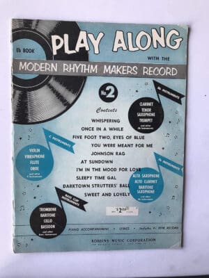 Play Along With The Modern Rhythm Makers Record No. 2 Piano Accompaniment