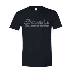AEthaeria - The Lands of the Sky Black T-Shirt