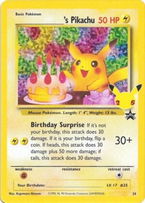 ______'s Pikachu - Celebrations: Classic Collection (CCC)