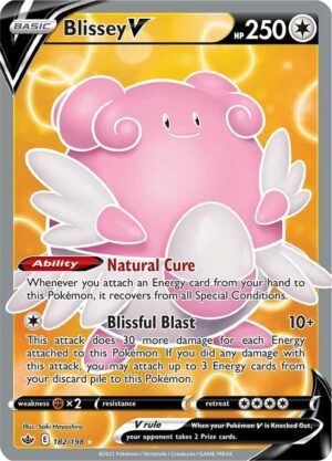 Blissey V (Full Art) - SWSH06: Chilling Reign (SWSH06)