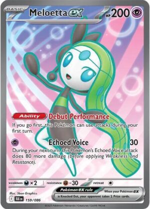 Meloetta ex - 159/086 - SV: Black Bolt (BLK)