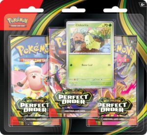Perfect Order 3 Pack Blister [Chikorita] - ME03: Perfect Order (POR)