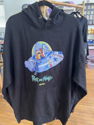 Limited Edition Dim Mak x Rick and Morty Hooded Sweatshirt X-Large