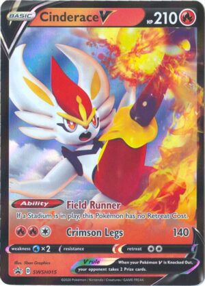 Cinderace V - SWSH015 - SWSH: Sword & Shield Promo Cards (SWSD)
