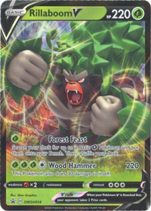 Rillaboom V - SWSH014 - SWSH: Sword & Shield Promo Cards (SWSD)