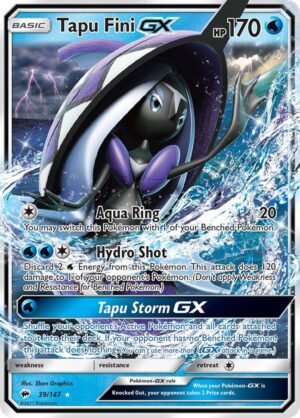 Tapu Fini GX - SM - Burning Shadows (SM03)
