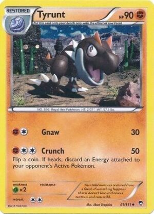 Tyrunt - 61/111 (Cosmos Holo) - Miscellaneous Cards & Products (MCAP)
