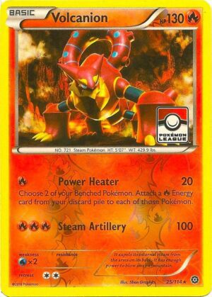 Volcanion - 25/114 (Pokemon League) - League & Championship Cards (PR)